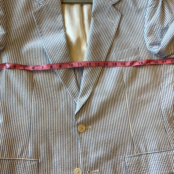 Brooks Brothers USA Seersucker Blazer Sports Coat - Picture 2 of 8